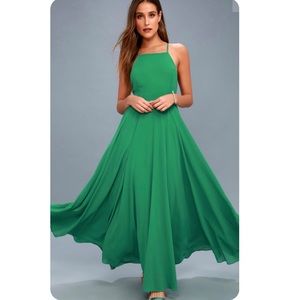Mythical Kind of Love Green Maxi Dress